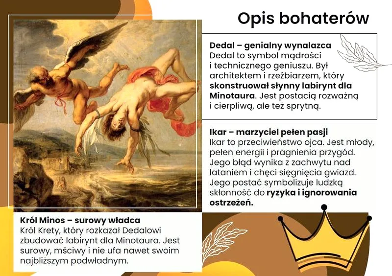 Mit o Dedalu i Ikarze – lekcje z mitologii do refleksji w codziennym życiu