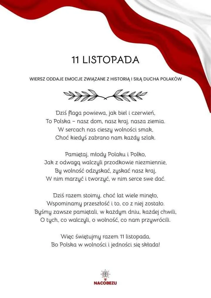 11 listopada wiersze