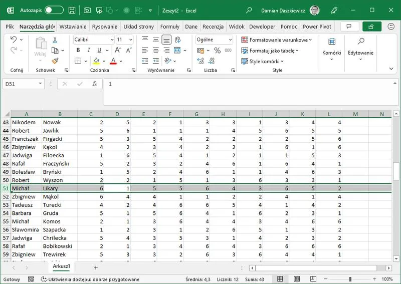 Automatyzacja analizy danych w Excelu