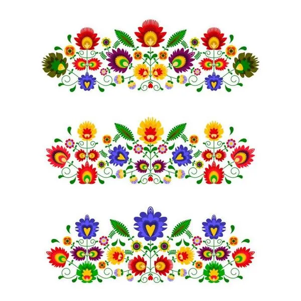 Dekoracje ścienne z folklorem