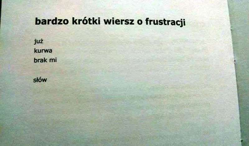 Konflikt emocjonalny w poezji