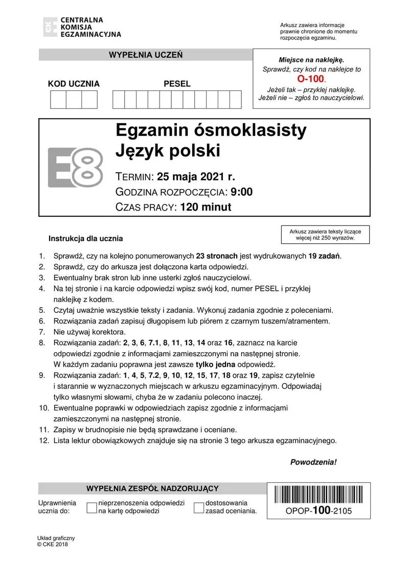 Lista lektur obowiązkowych 2025