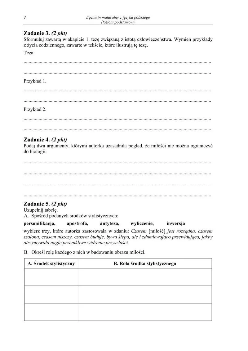 Matura ustna z polskiego