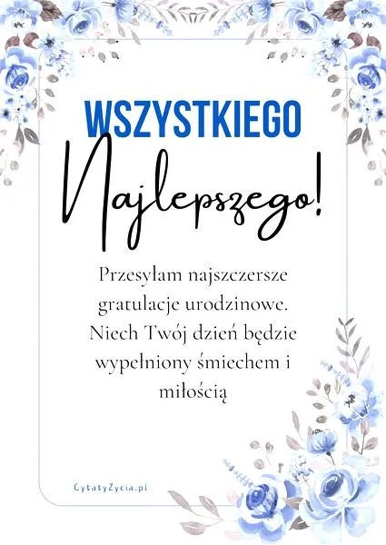 Personalizowane wierszyki urodzinowe