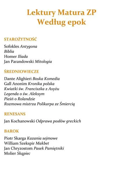 Przygotowanie do egzaminu maturalnego