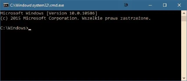 Uruchamianie wiersza poleceń