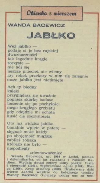 Wanda Bacewicz w poezji