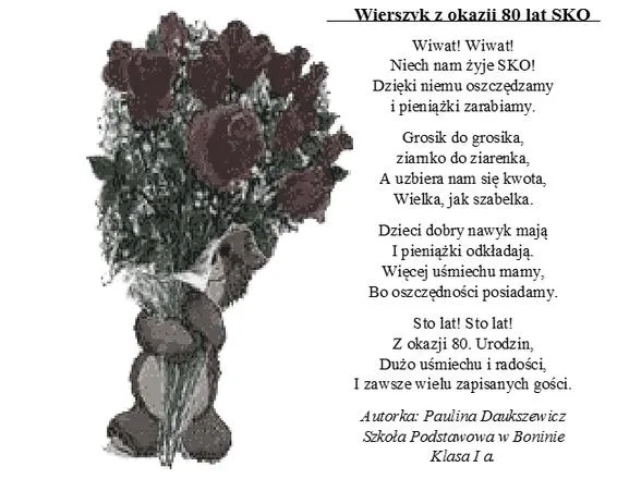 Wierszyki urodzinowe dla dziewczynek