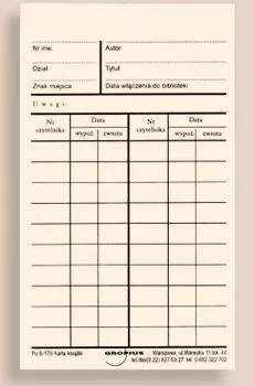 Wyjątkowe karty z książkami